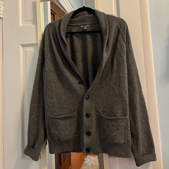 Gray Button-Up Cardigan - Picture 1 of 2